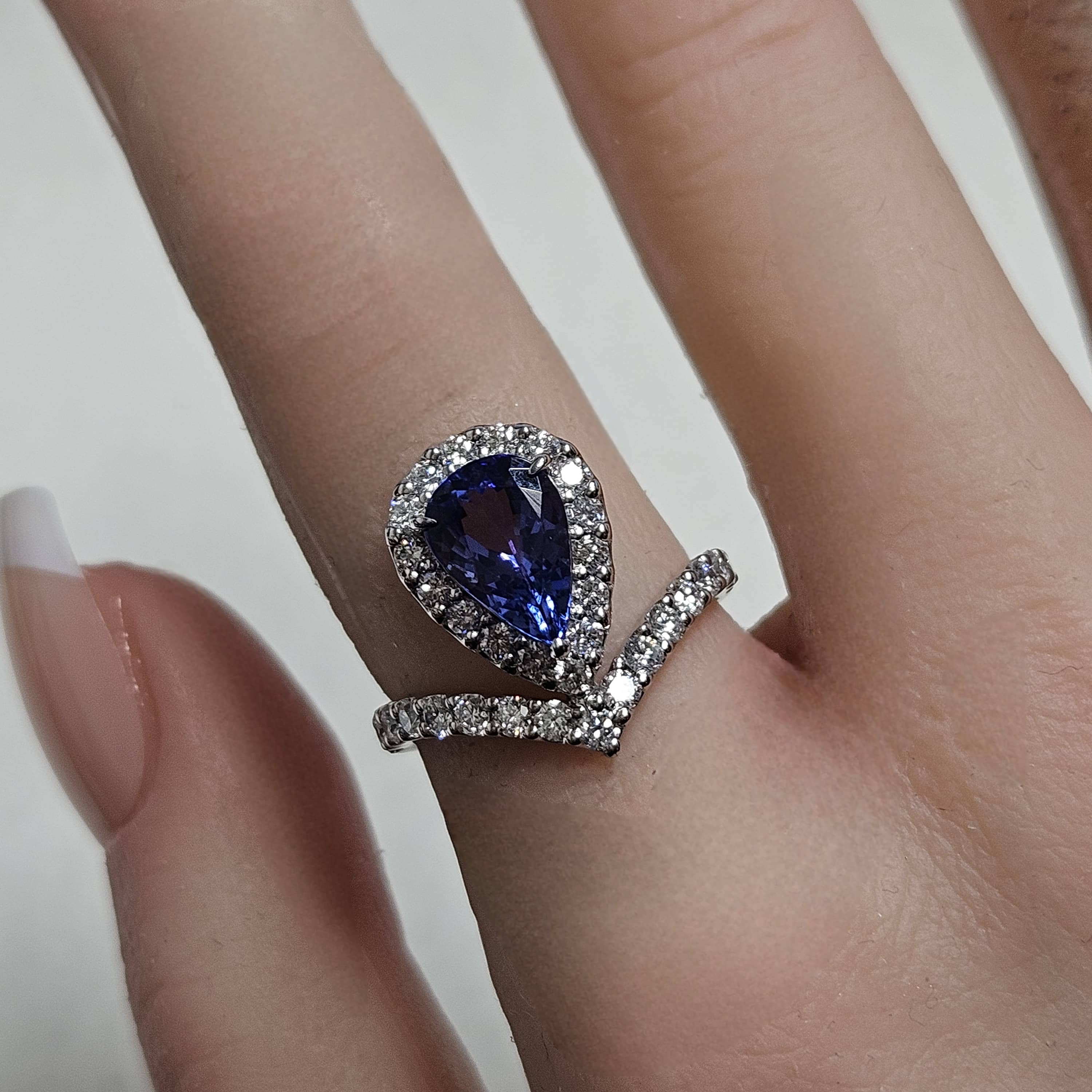 ジュエリー リフォーム ペアシェイプ リング 御徒町